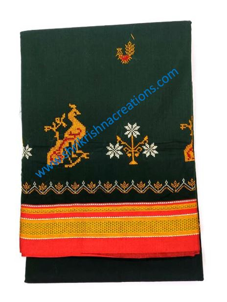 Beautiful Hand Embroidered Indian Sari – NeedlenThread.com